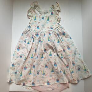 NEW Wildflowers Castle Rainbow Unicorn Pink Tulle Dress